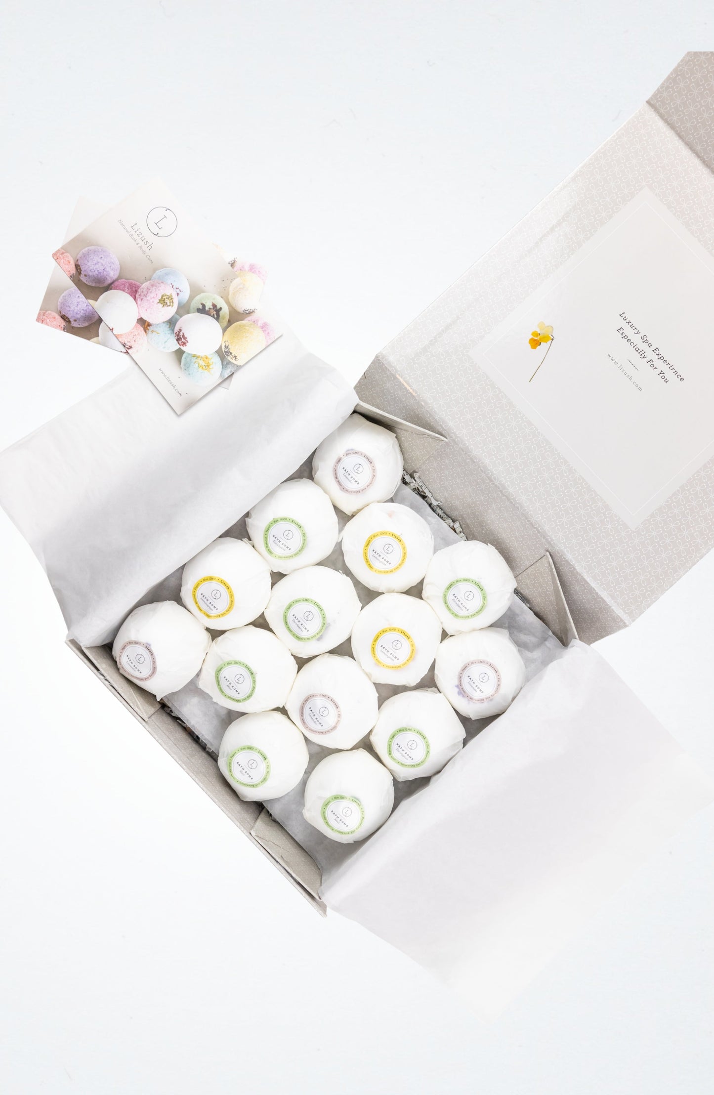 Bath Bombs Gift Box, Set of 14